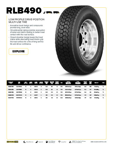 RLB490 Specification Sheet