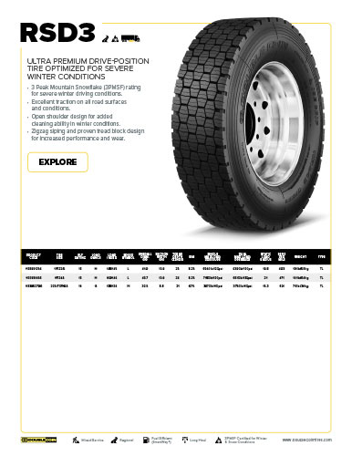 RSD3 Specification Sheet