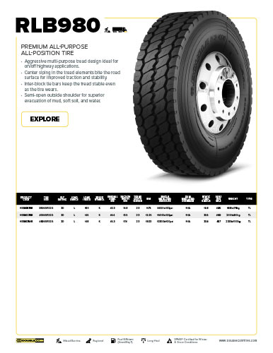 RLB980 Specification Sheet