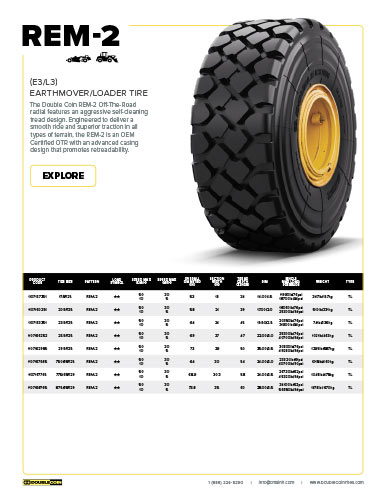 REM2 Specification Sheet