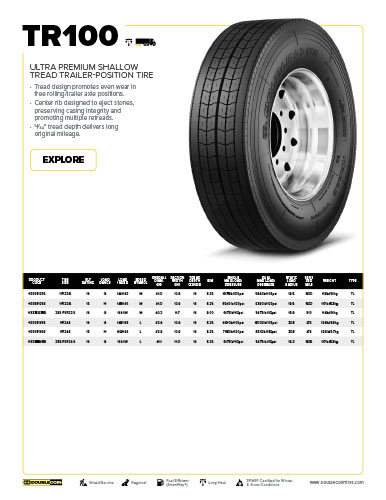 TR100 Specification Sheet